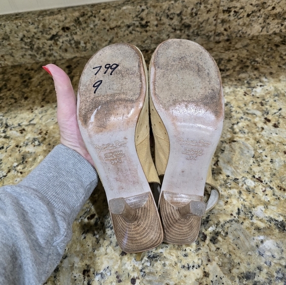 MATERIA PRIMA by GOFFREDO FANTINI Pumps Round Toe Slingback Suede EU 39.5 | US 9 - Picture 7 of 8